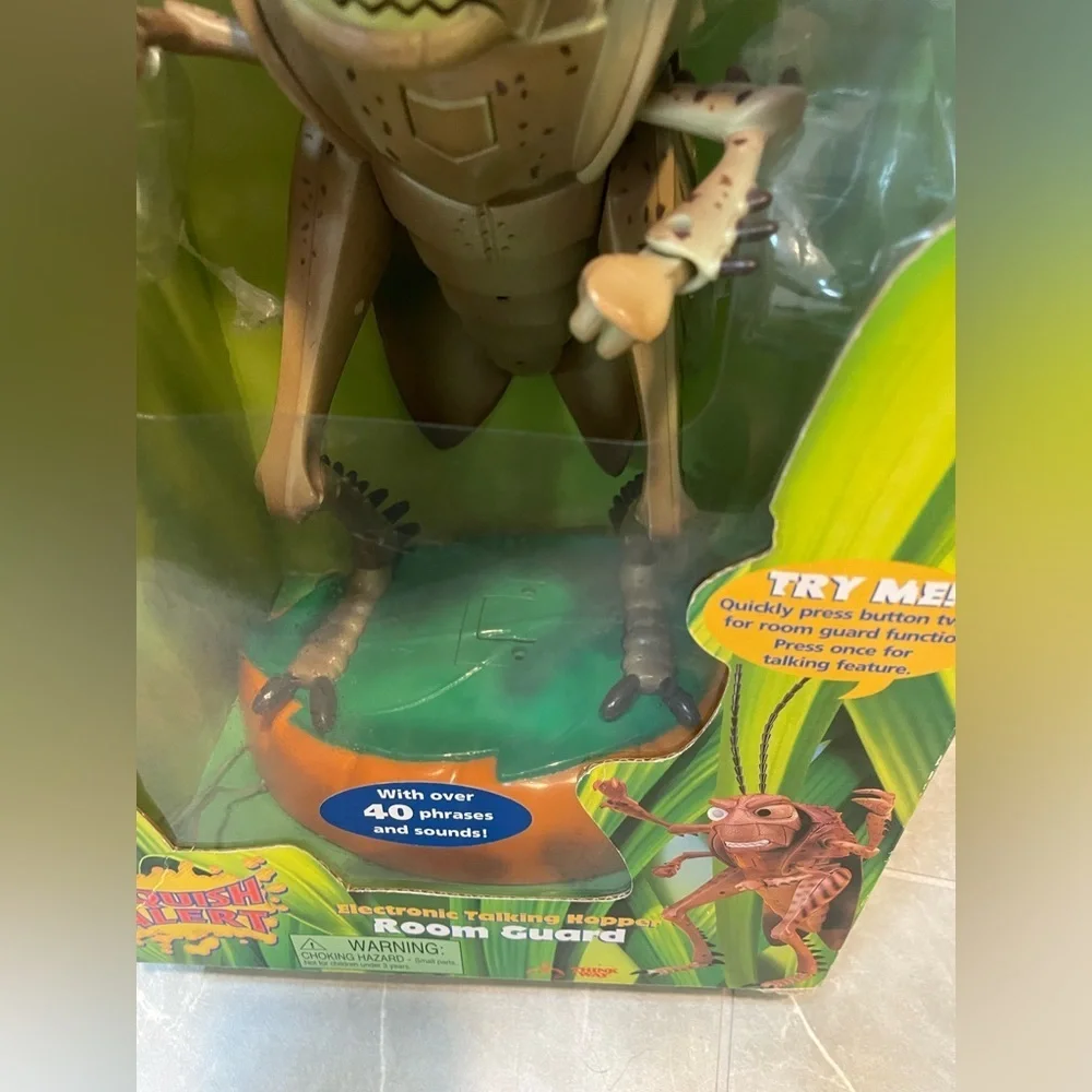 A Bug's Life Vintage Electronic Talking Hopper Room Guard